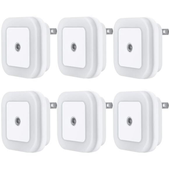 LED Night Light Lamp with Smart Sensor Dusk to Dawn Sensor, Daylight White, 0.5W - Picture 1 of 7